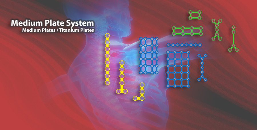 Medium Titan Platten und Schienen sowie chirurgische Instrumente von digimed Medizintechnik Medium Titan Platten und Schienen sowie chirurgische Instrumente von digimed Medizintechnik